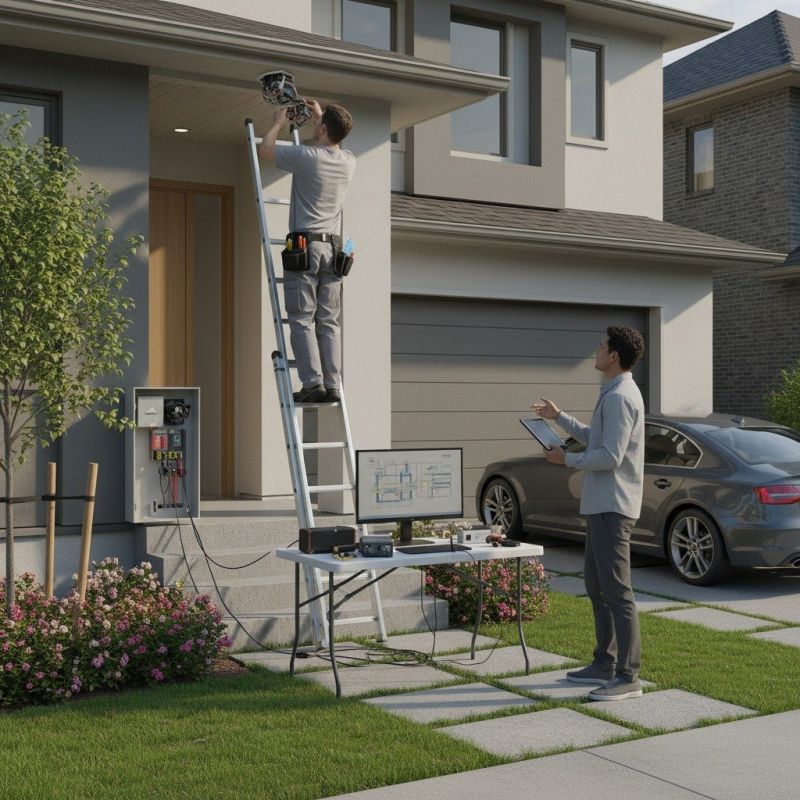 Security Lights Installation