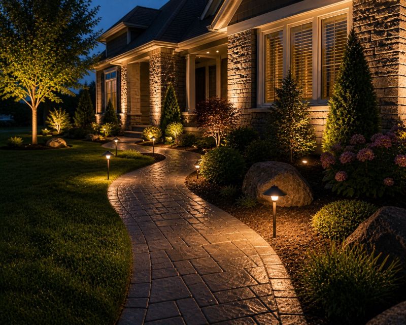 Courtyard Light Installation in Utah County, UT