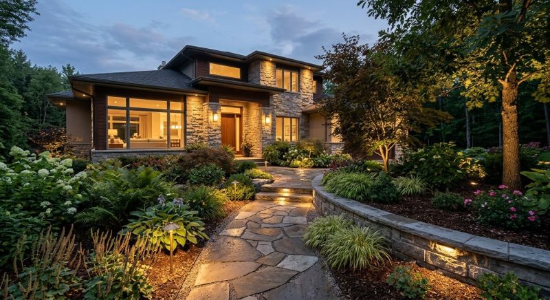 Garden Lighting Installation in Overland Park, KS