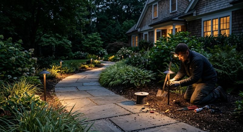 Walkway Lighting Installation in Provo, UT